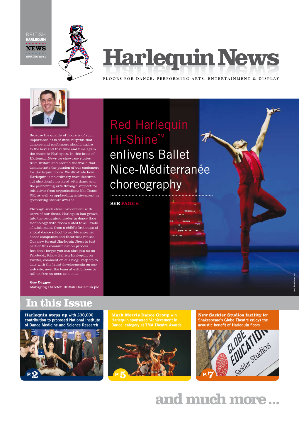 Red Harlequin Hi-Shine™ Enlivens Ballet Nice