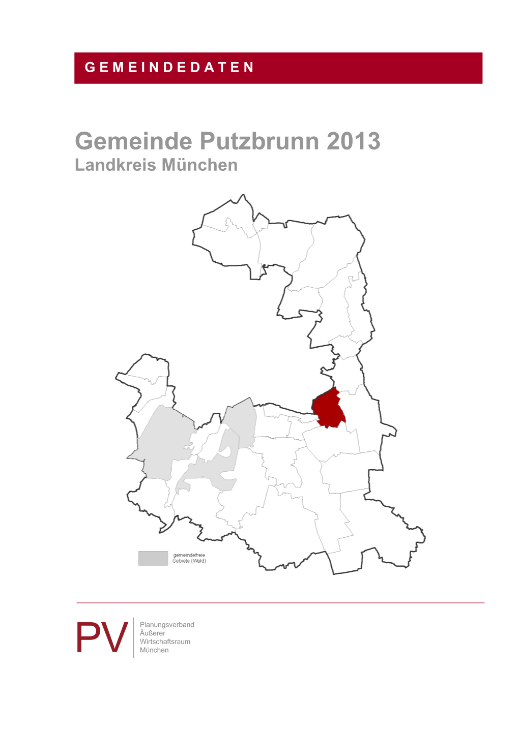 Gemeindedaten 2013, Regionaler Planungsverband