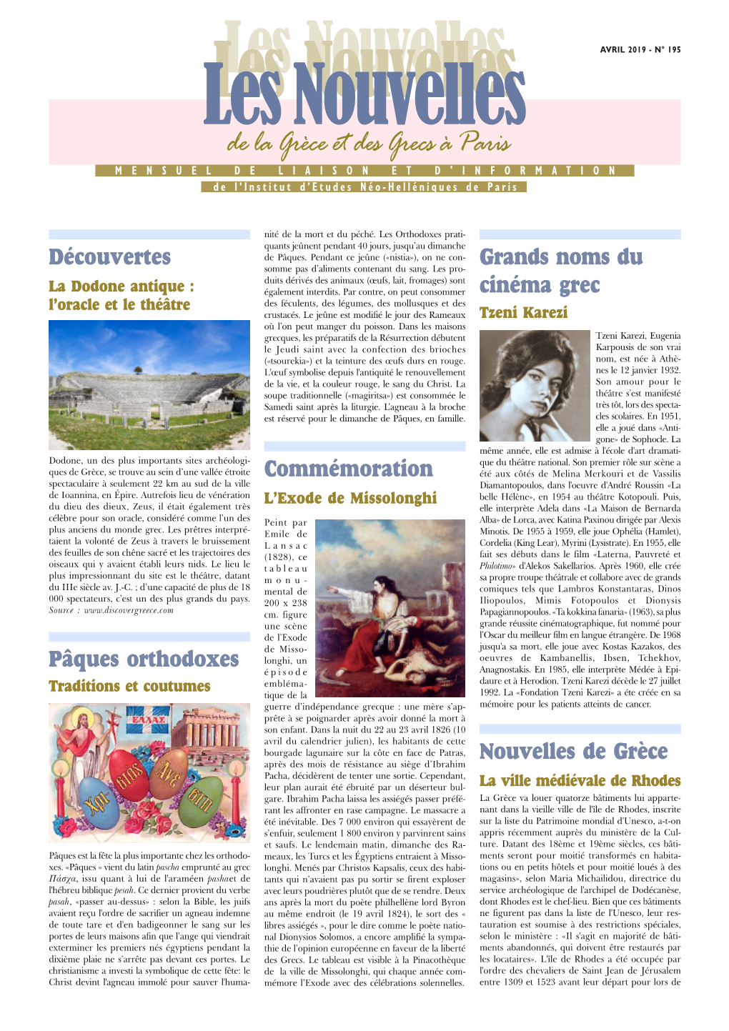 Bulletin 195 Avril 2019.P65