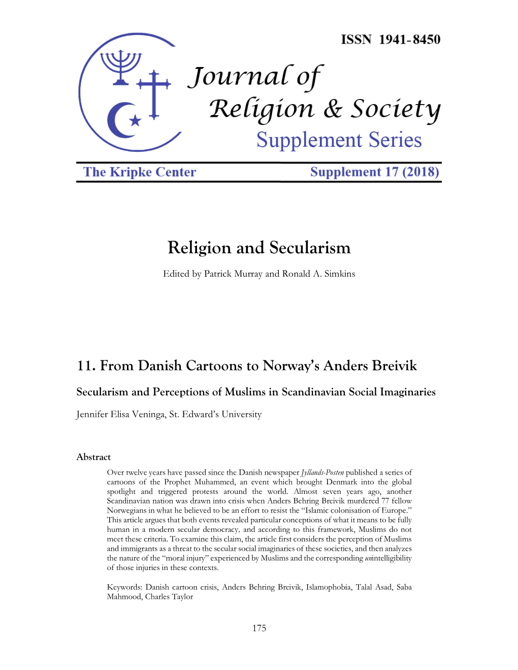 Religion and Secularism