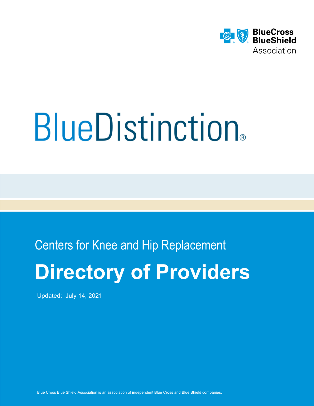 Centers for Knee and Hip Replacement Directory of Providers