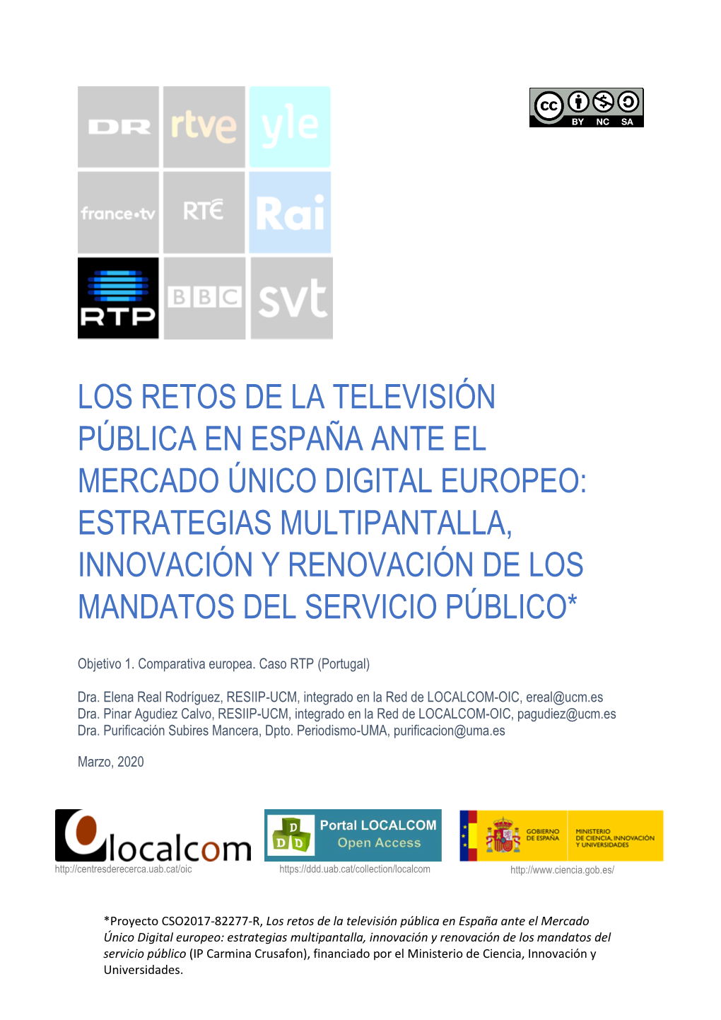 Los Retos De La Televisión Pública En España