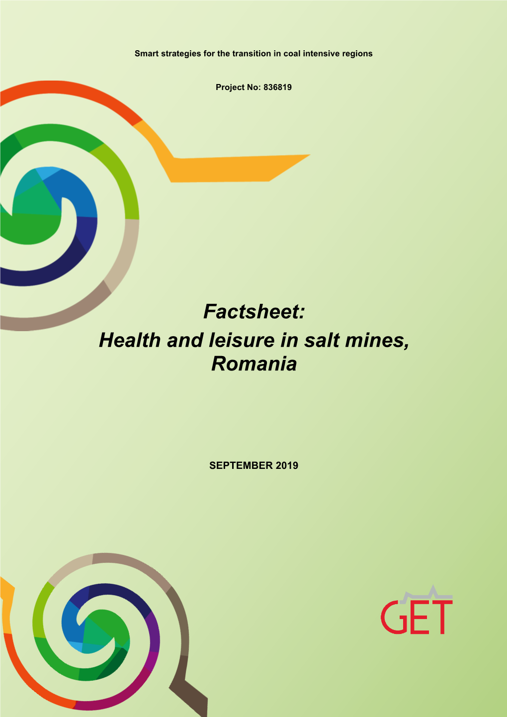 Factsheet: Health and Leisure in Salt Mines, Romania