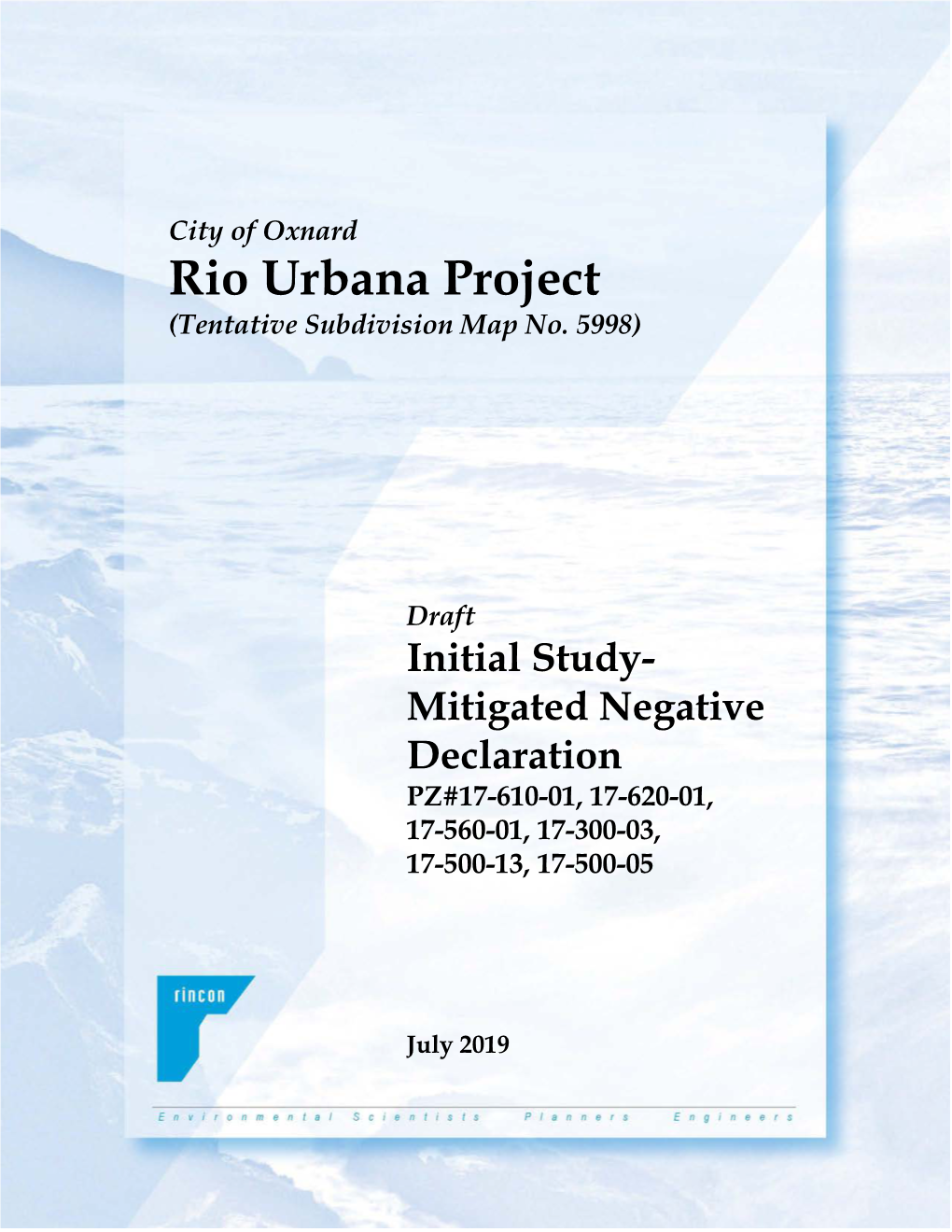 Rio Urbana Project (Tentative Subdivision Map No