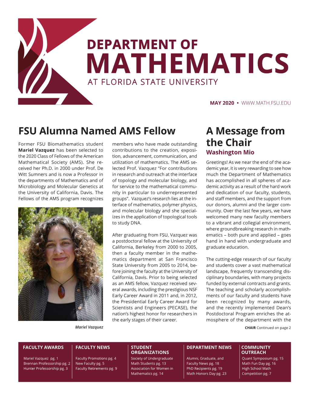 Mathematics at Florida State University