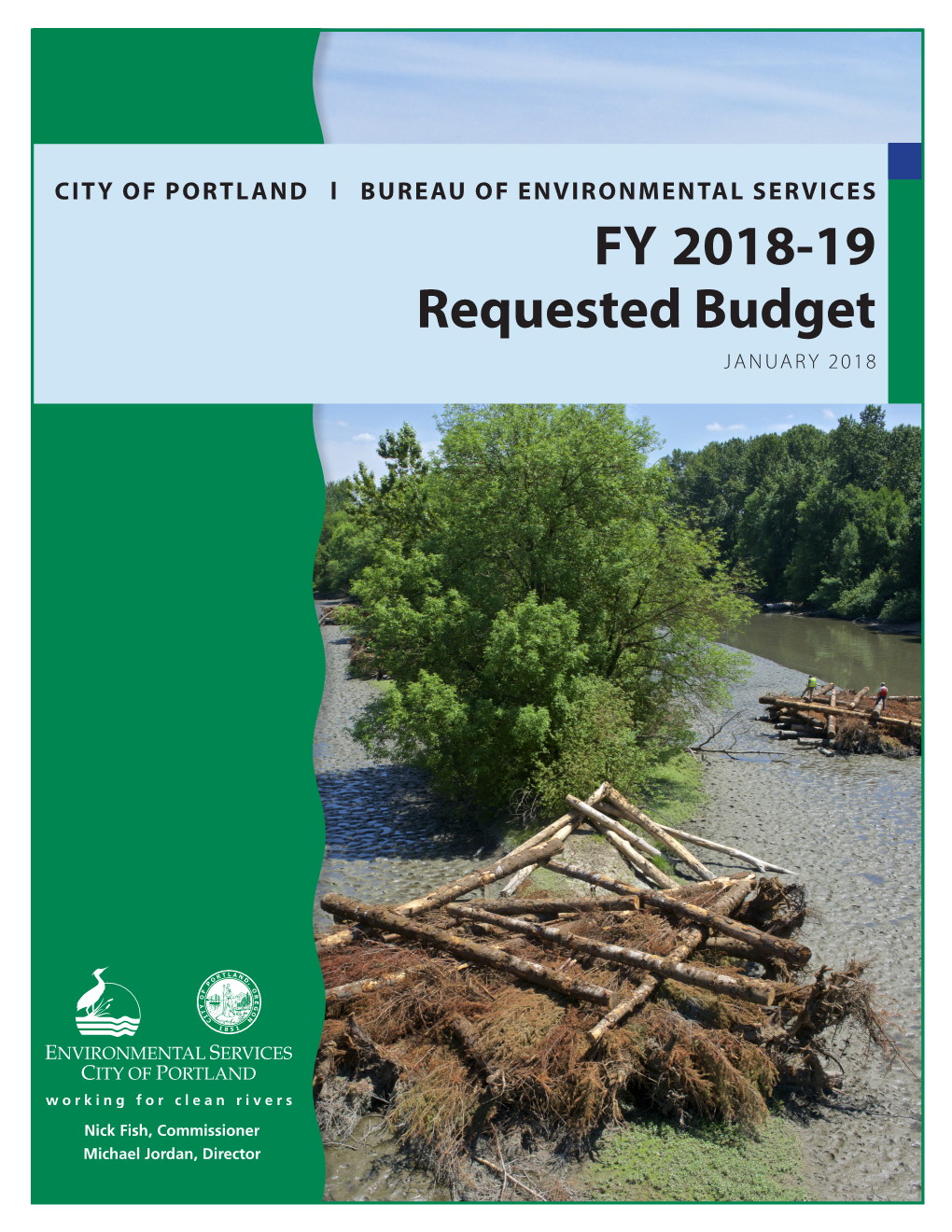 ENVIRONMENTAL SERVICES FY 2018-19 Requested Budget JANUARY 2018