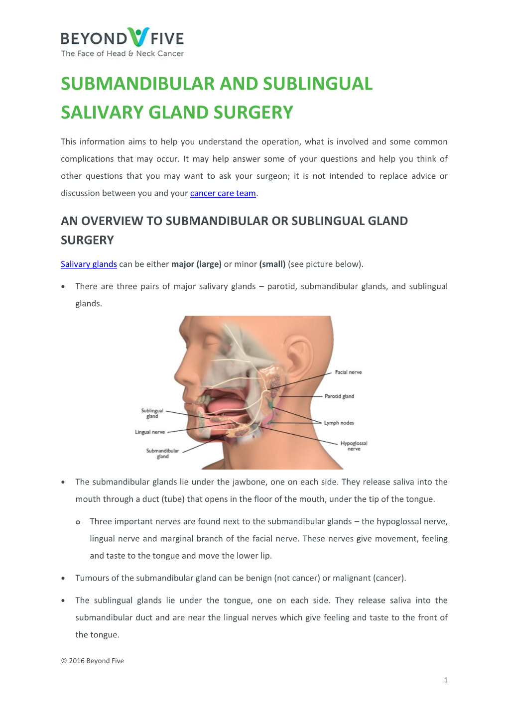 Submandibular and Sublingual Salivary Gland Surgery