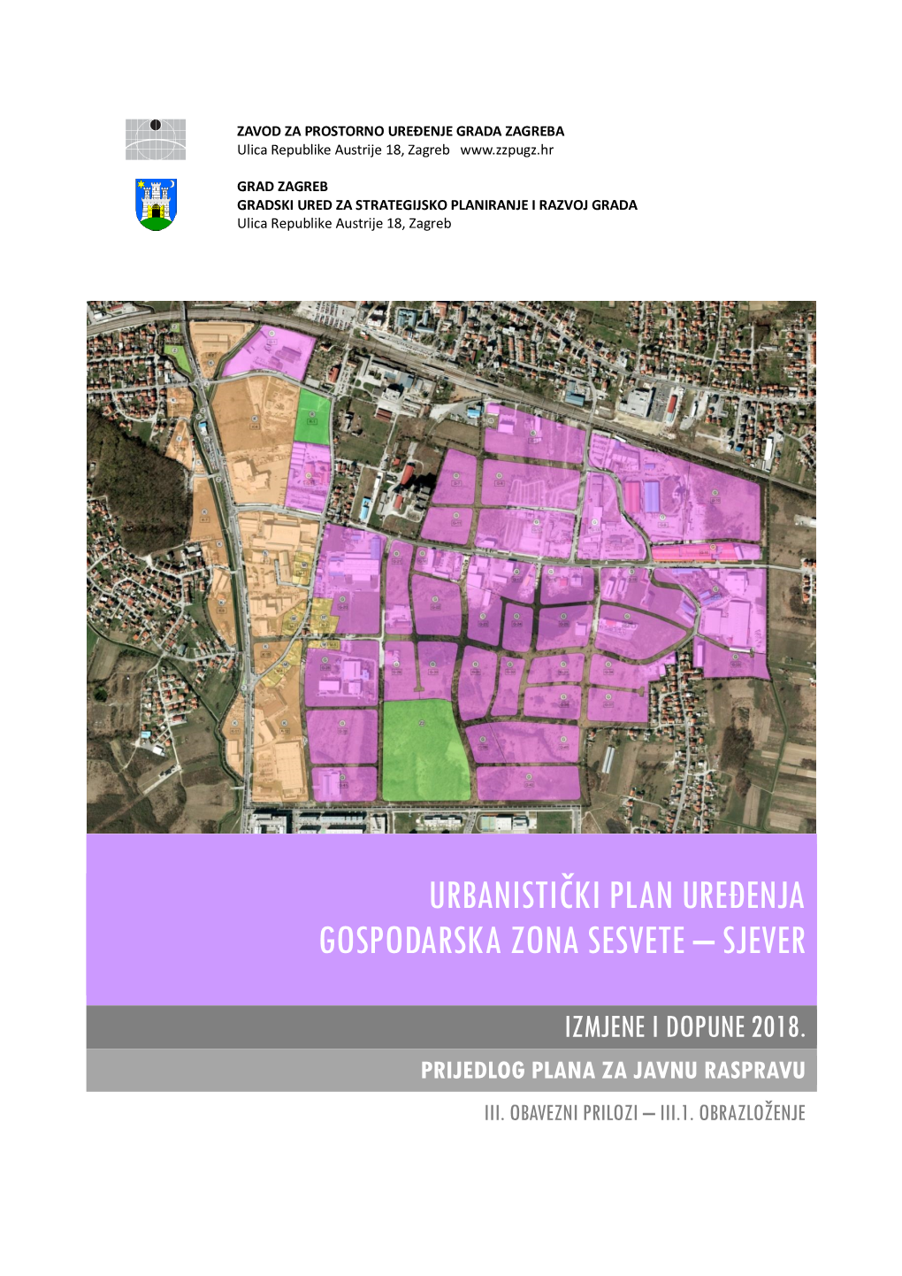 Urbanistički Plan Uređenja Gospodarska Zona Sesvete – Sjever