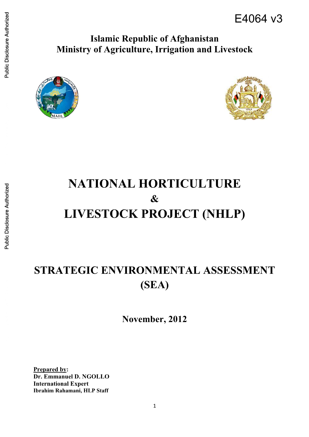 Strategic Environmental Assessment (Sea)