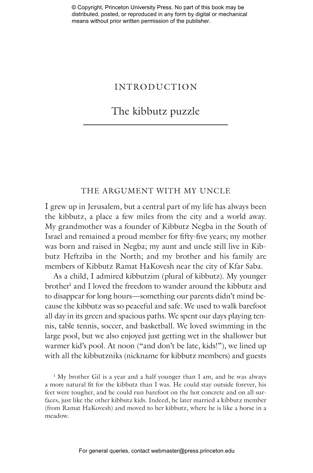 The Mystery of the Kibbutz Egalitarian Principles In