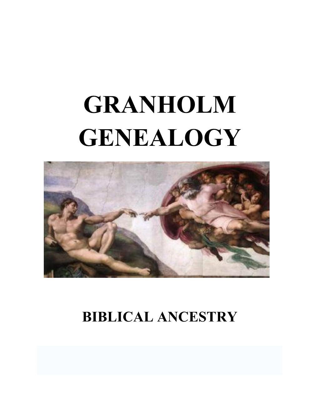 Biblical Genealogy