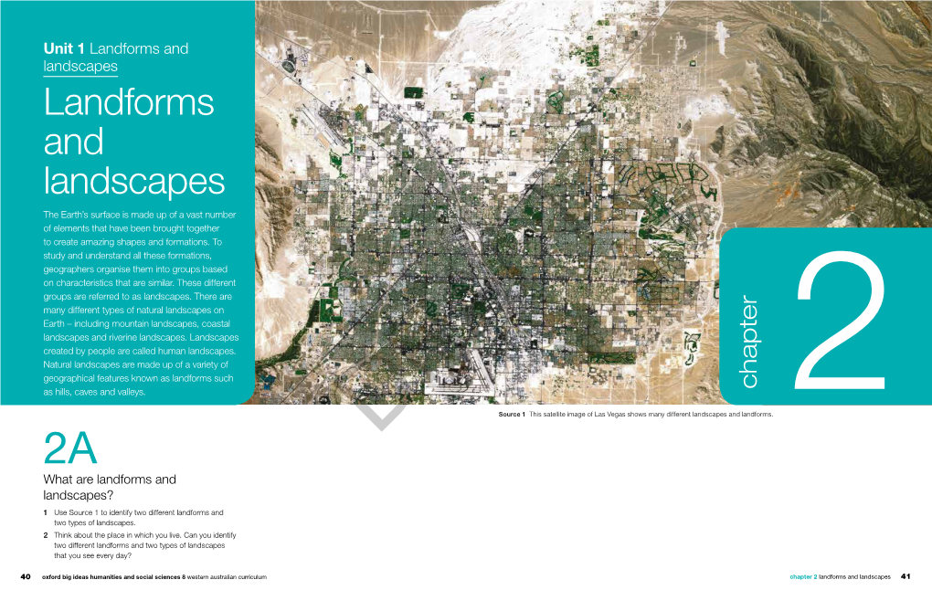 Landforms and Landscapes