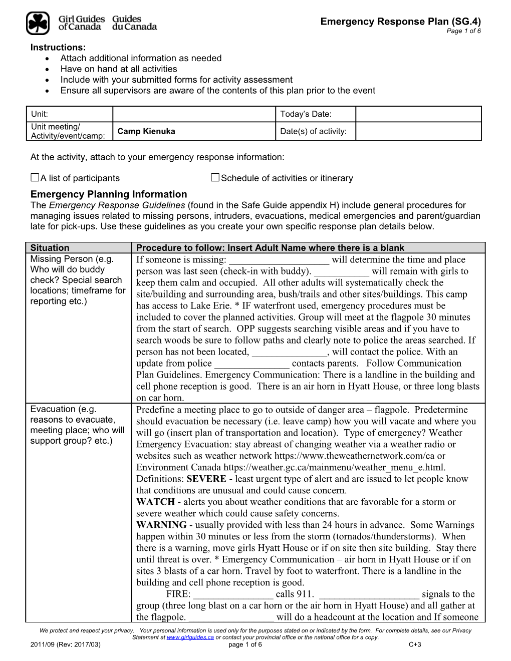 Procedures for Crisis Management s2