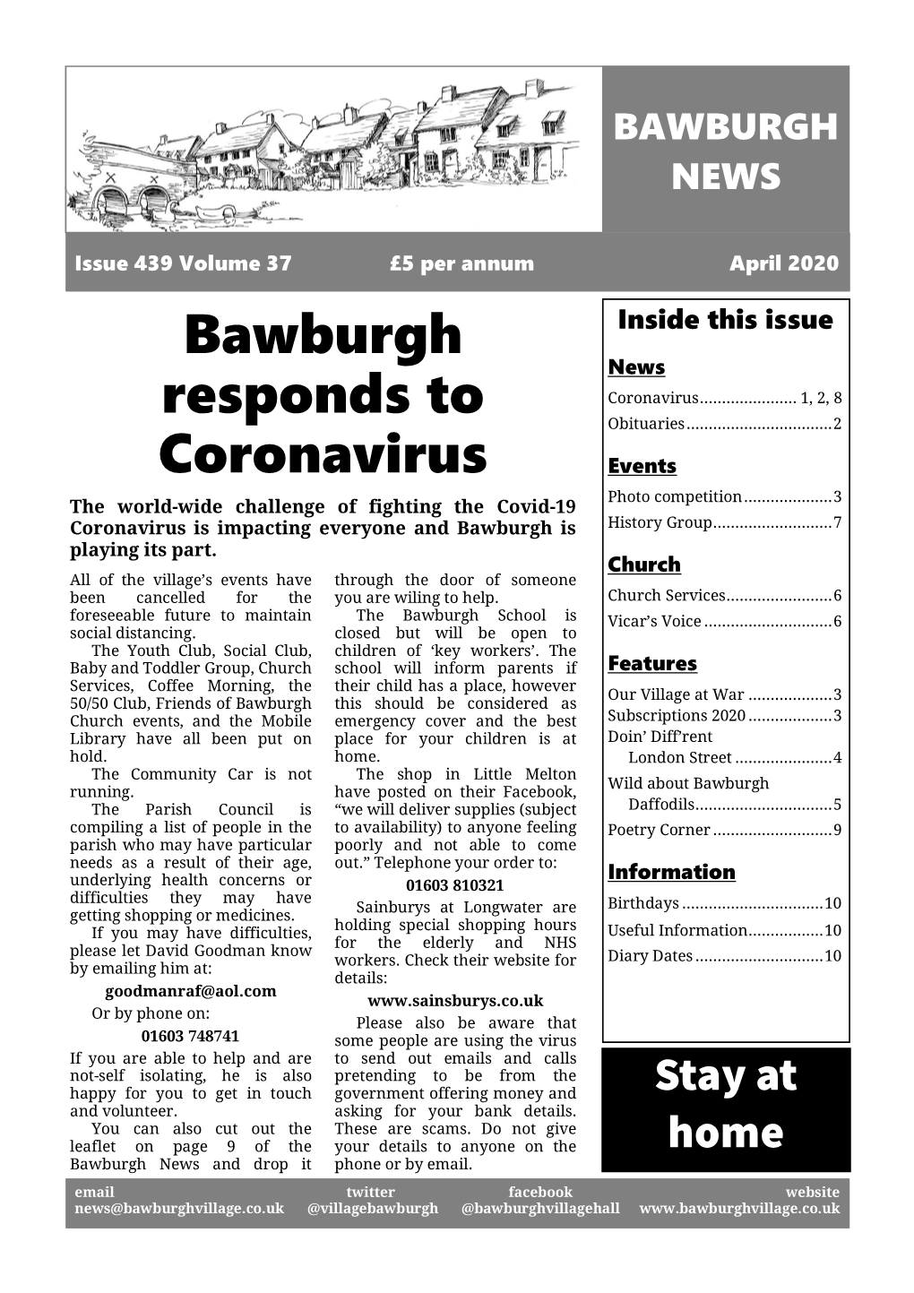 Bawburgh Responds to Coronavirus