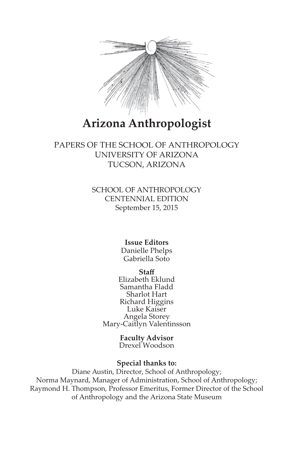 Arizona Anthropologist