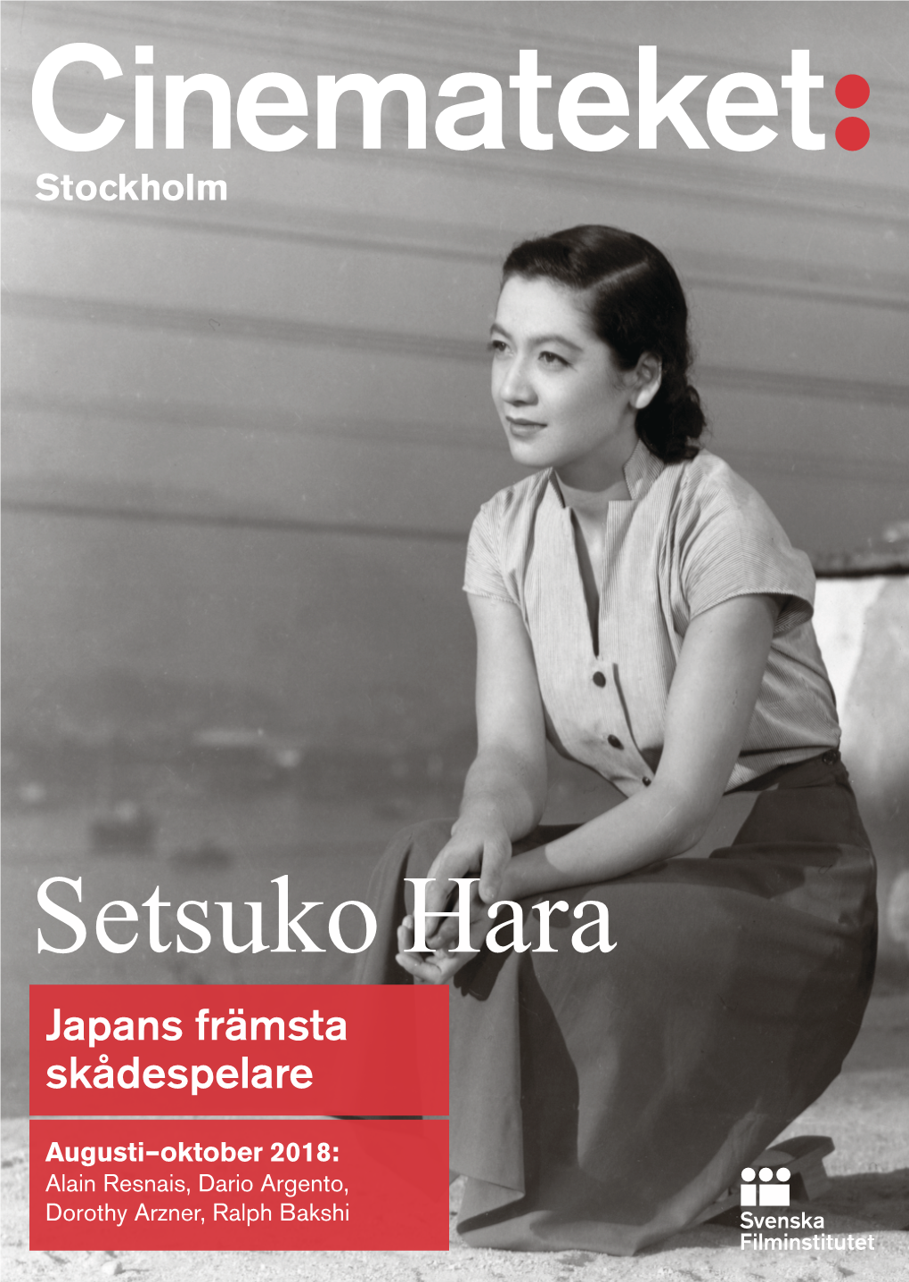 Japans Främsta Skådespelare 2 Inledning Augusti–Oktober Omslag: Setsuko Hara I