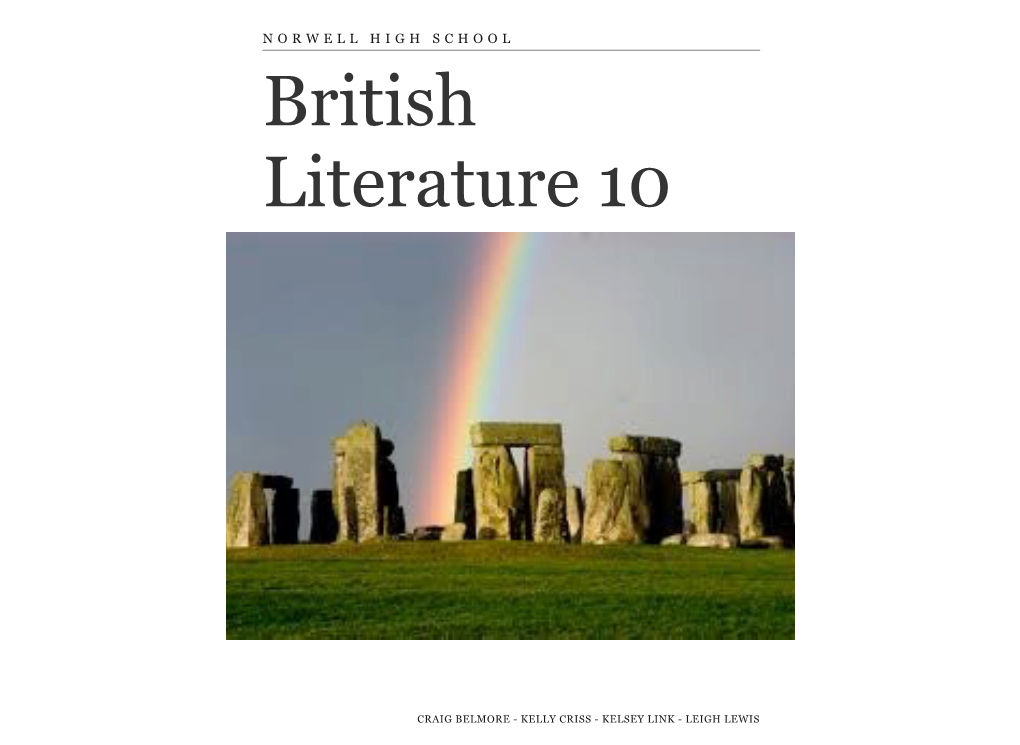 British Literature 10