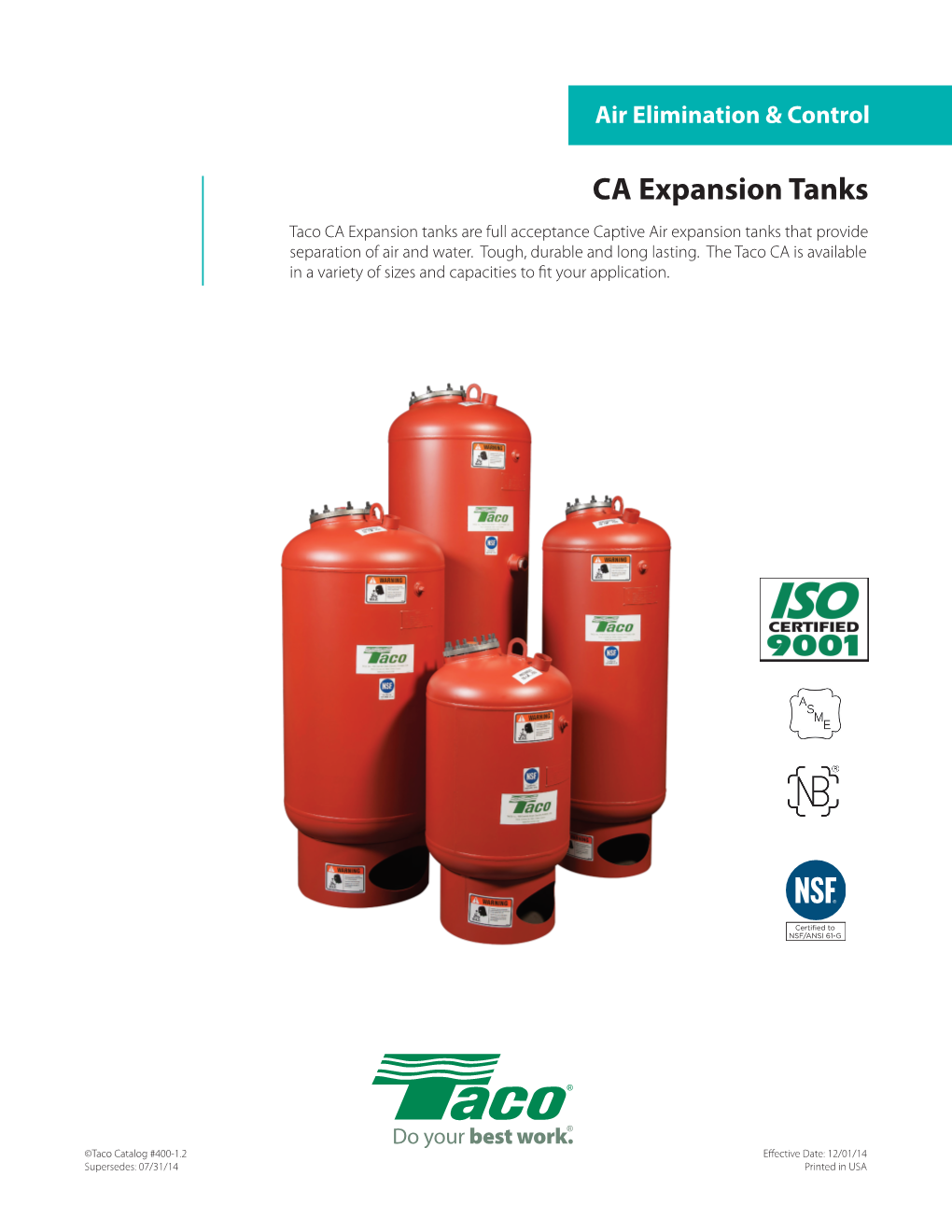 CA Expansion Tanks