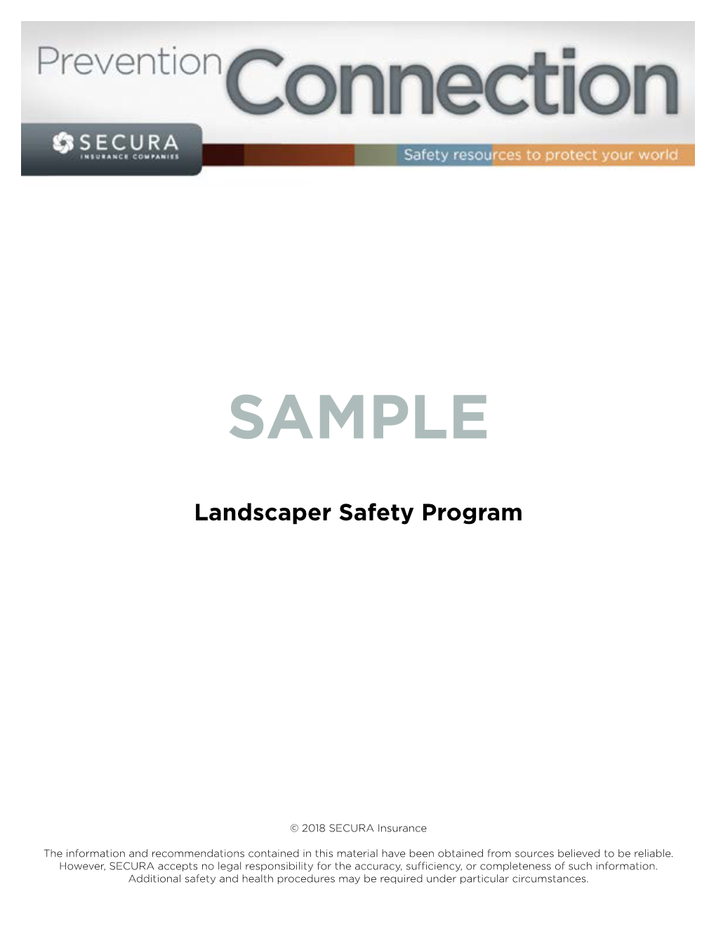 Landscaper Safety Program Sample