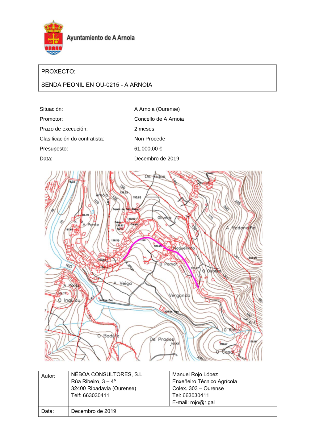 Senda Peonil En Ou-0215 - a Arnoia