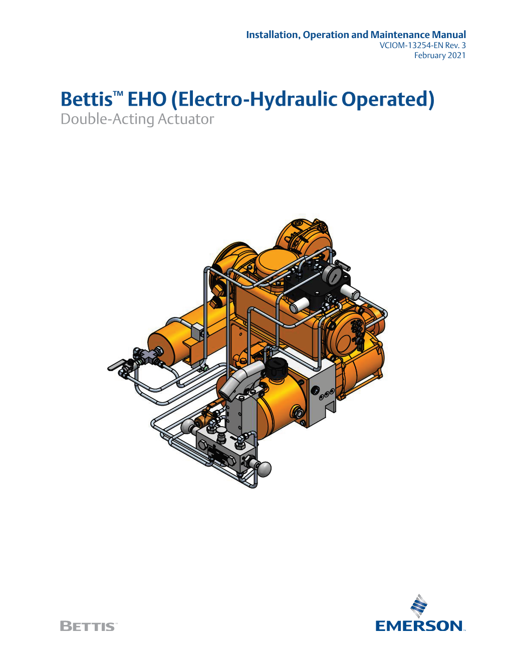 (Electro-Hydraulic Operated) Double-Acting Actuator