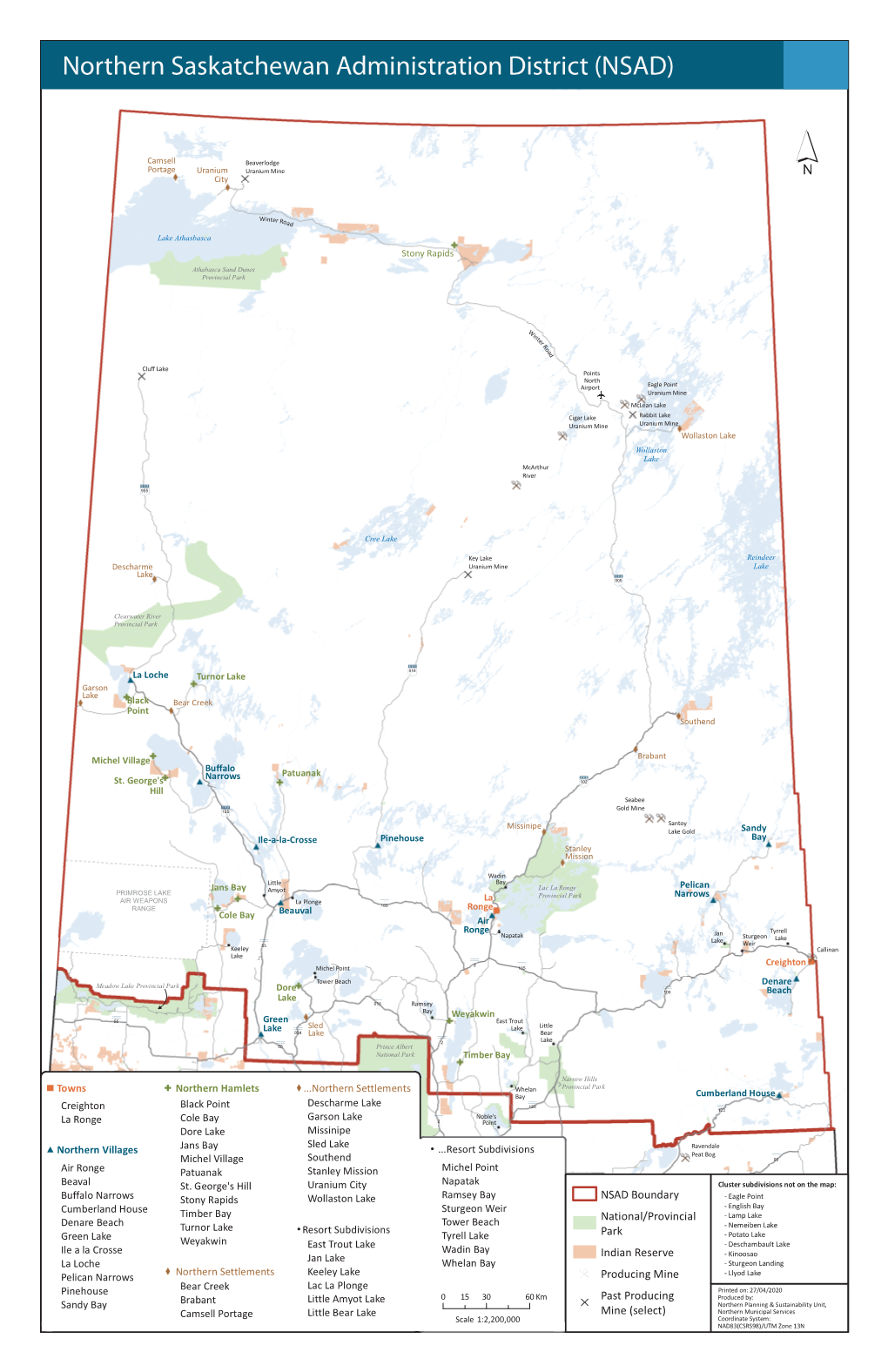 Northern Saskatchewan Administration District (NSAD)