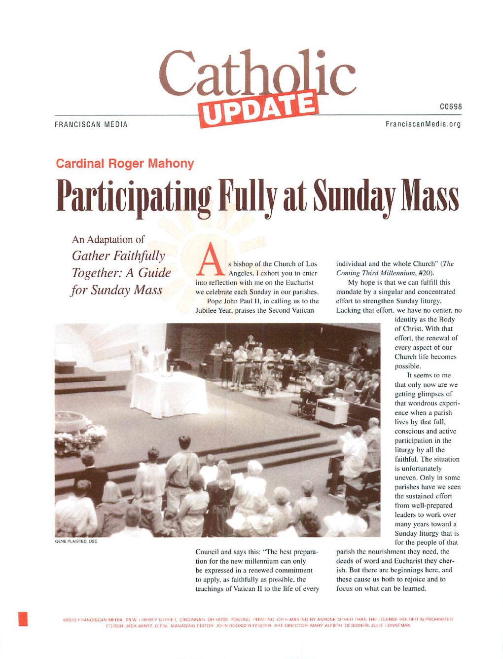 Participating Fully at Sunday Mass