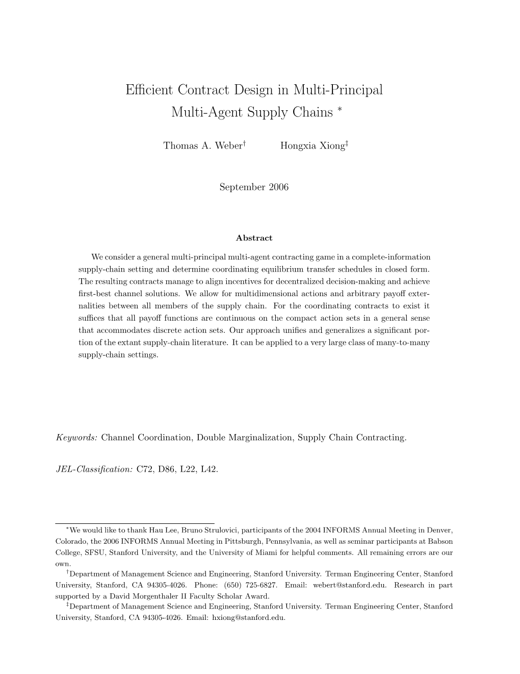 Efficient Contract Design in Multi-Principal Multi-Agent