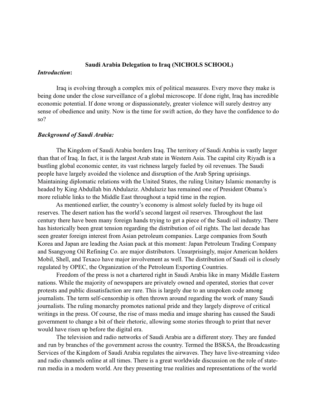 Final Paper -- Tufts Saudi Arabia (Send)