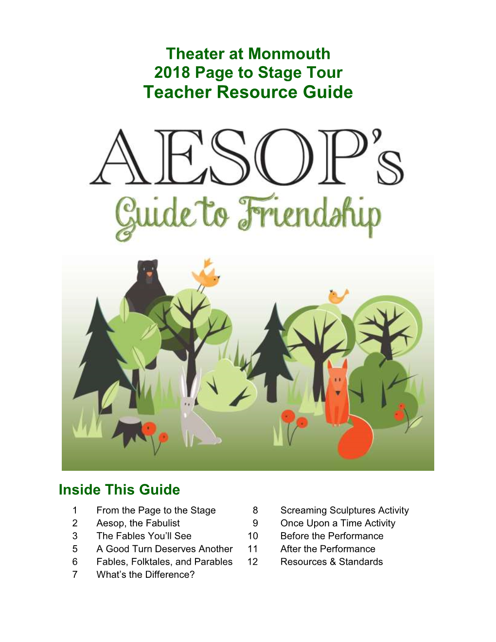 Teacher Resource Guide