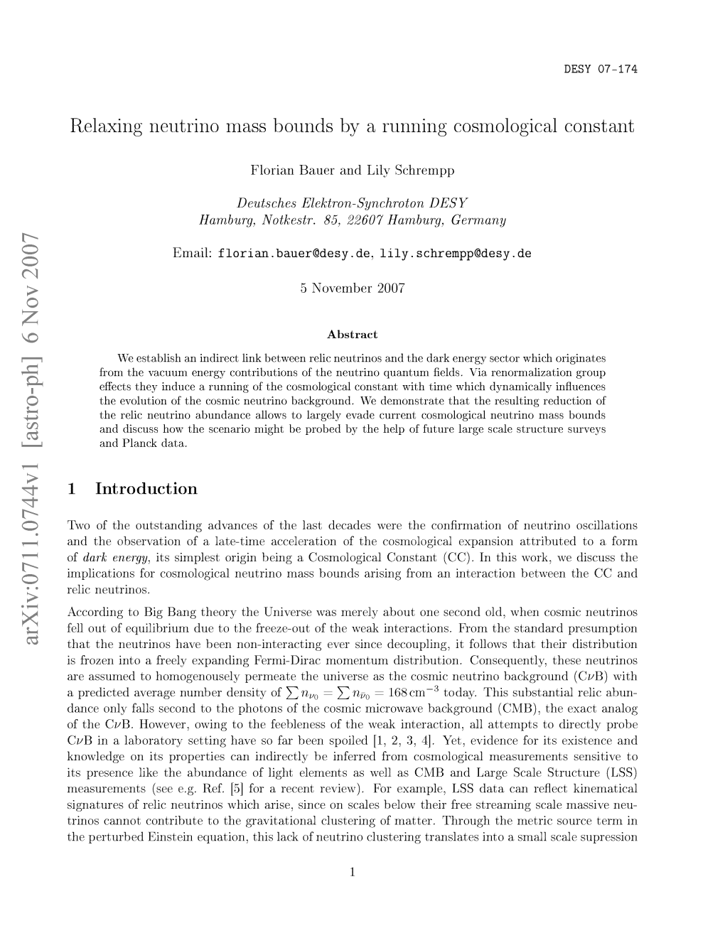 Relaxing Neutrino Mass Bounds by a Running Cosmological Constant