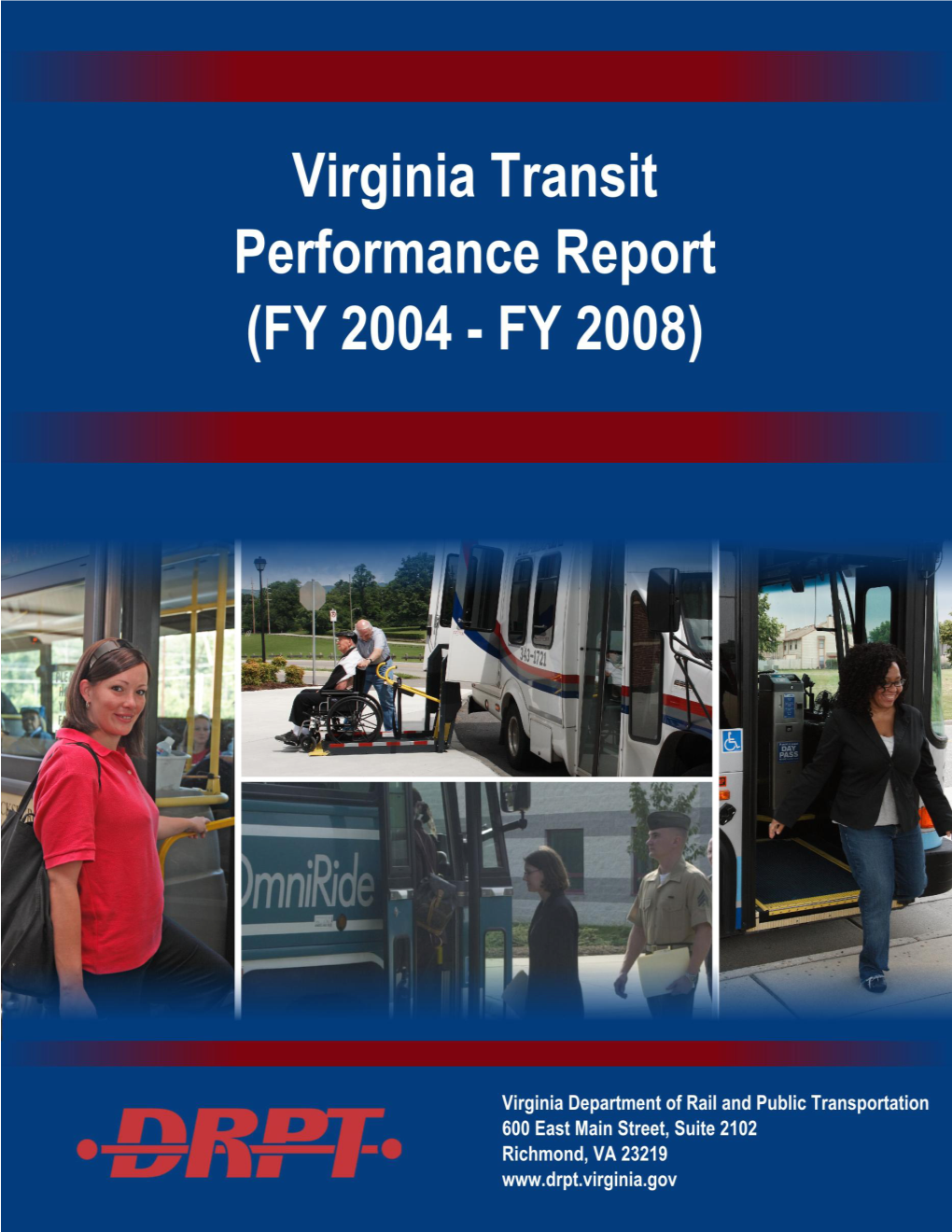 Virginia Transit Performance Report Fy2004-Fy2008