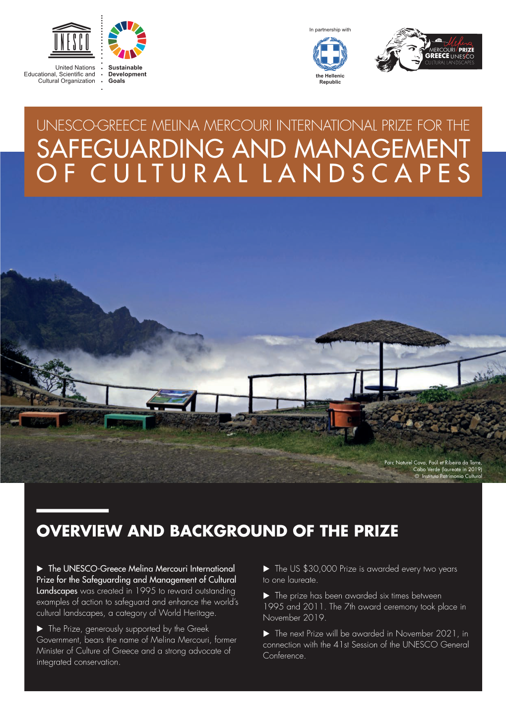 Safeguarding and Management of Cultural Landscapes