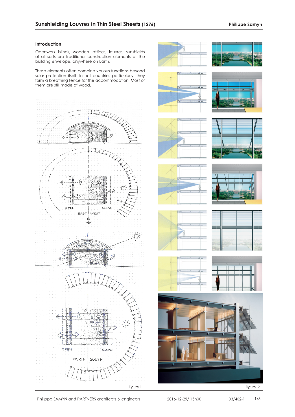 Sunshielding Louvres in Thin Steel Sheets (1276) Philippe Samyn