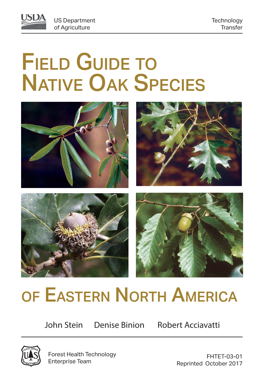 Field Guide to Native Oak Species of Eastern North America