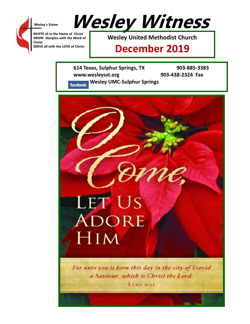 December 2019 Newsletter