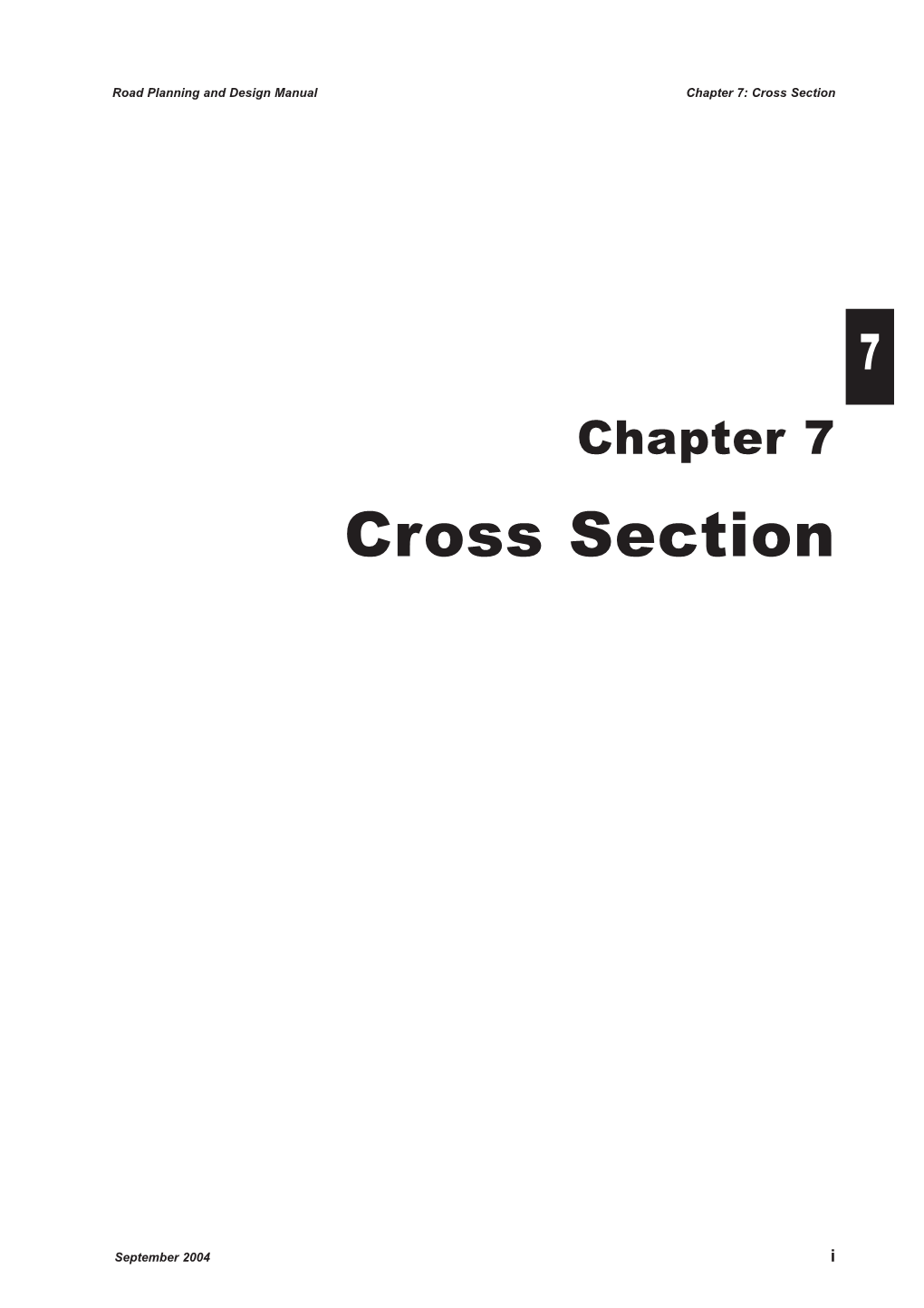 Chapter 7: Cross Section