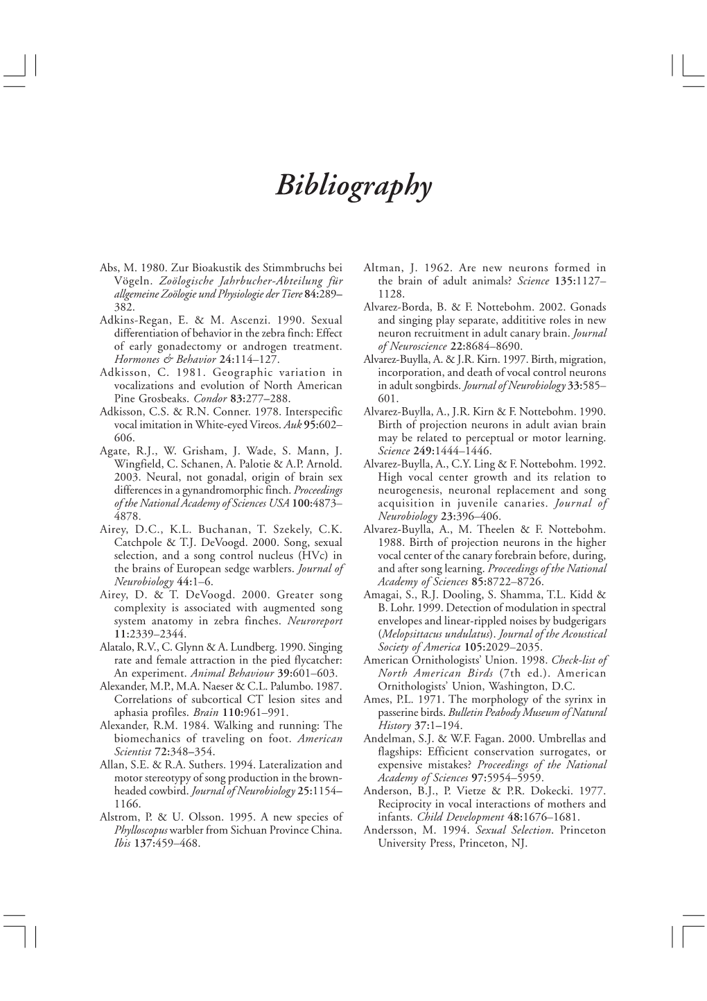 Bibliography