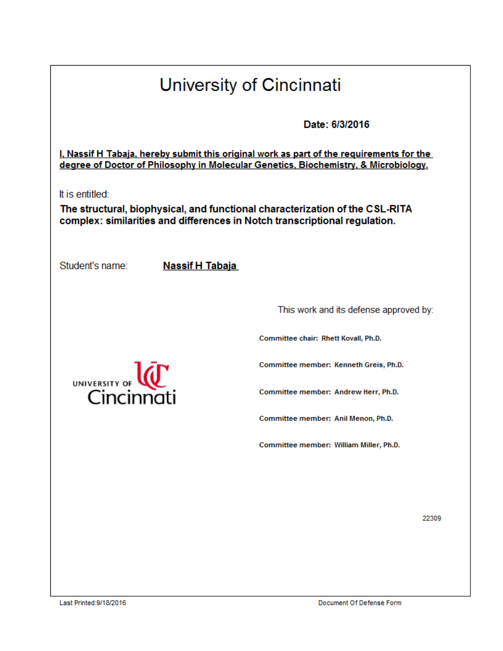 The Structural, Biophysical, and Functional Characterization of the CSL-RITA Complex: Similarities and Differences in Notch Transcriptional Regulation