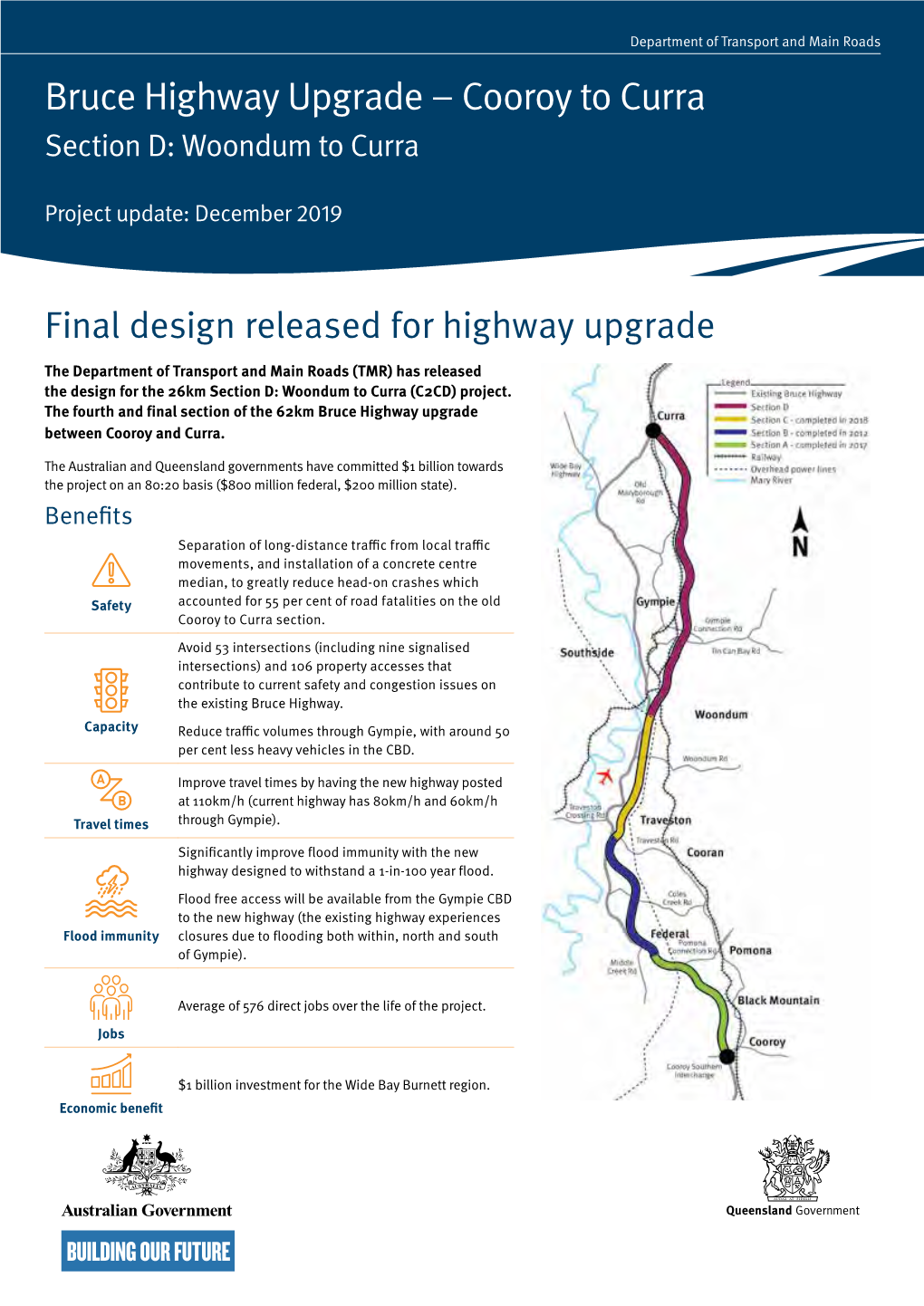 Bruce Highway Upgrade – Cooroy to Curra Section D: Woondum to Curra