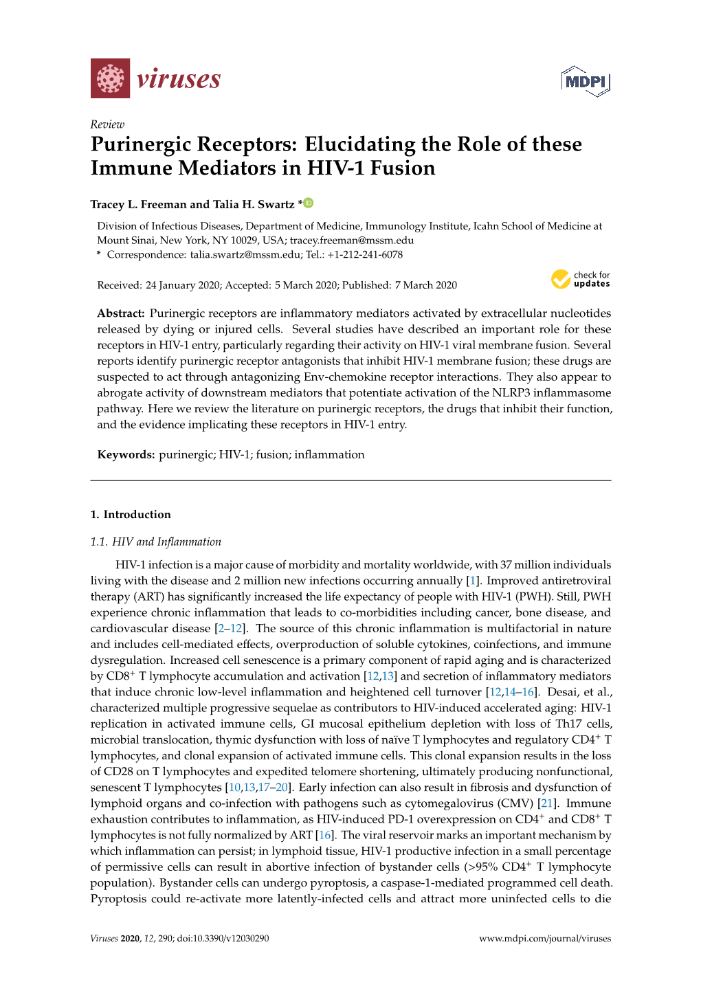 Purinergic Receptors: Elucidating the Role of These Immune Mediators in HIV-1 Fusion