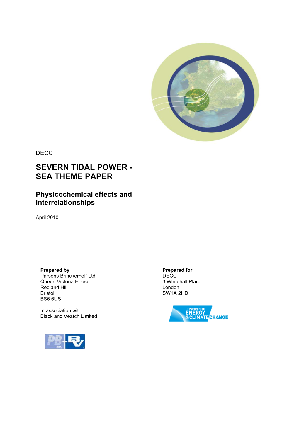 Severn Tidal Power - Sea Theme Paper