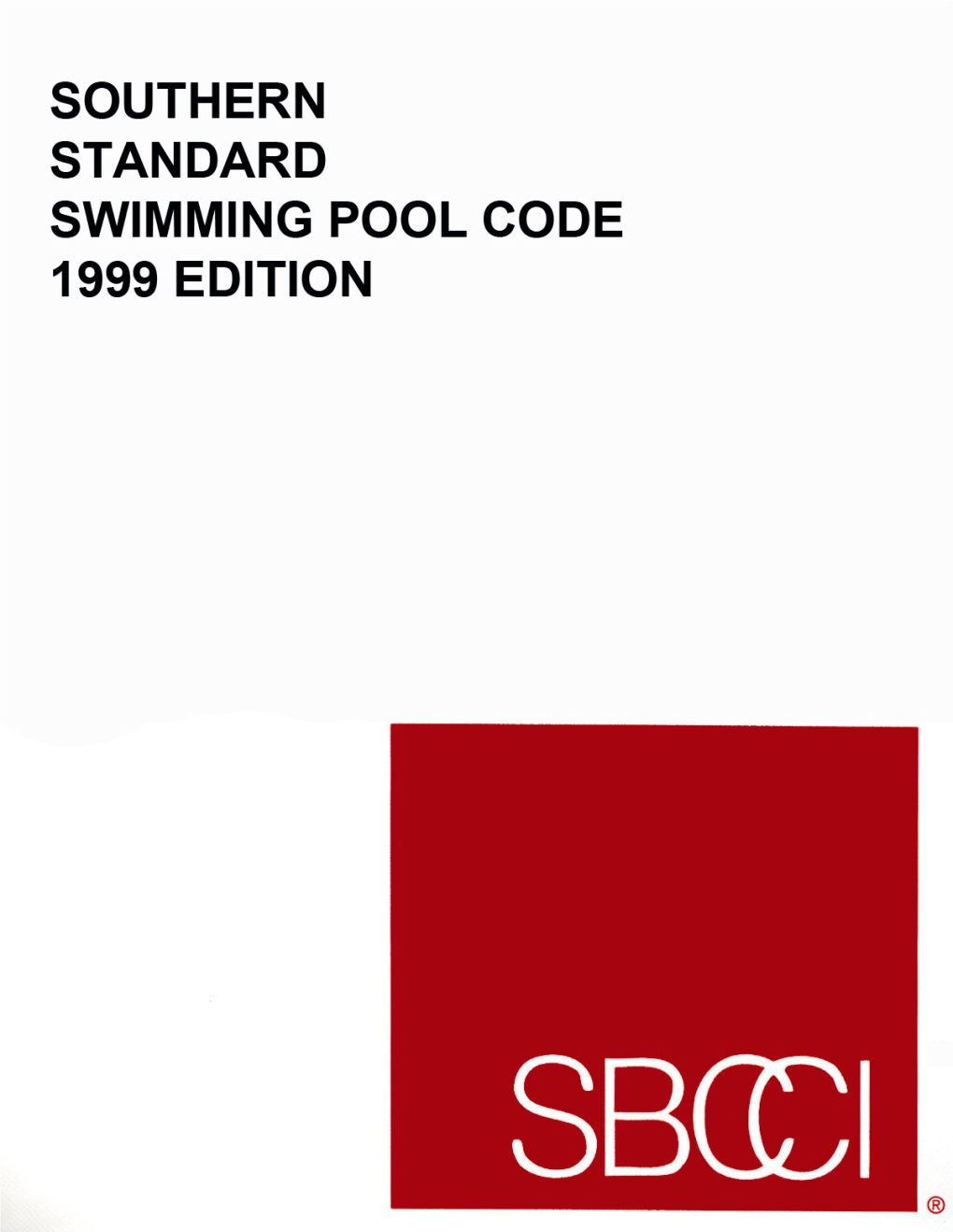 Standard Swimming Pool Code 1999 Edition