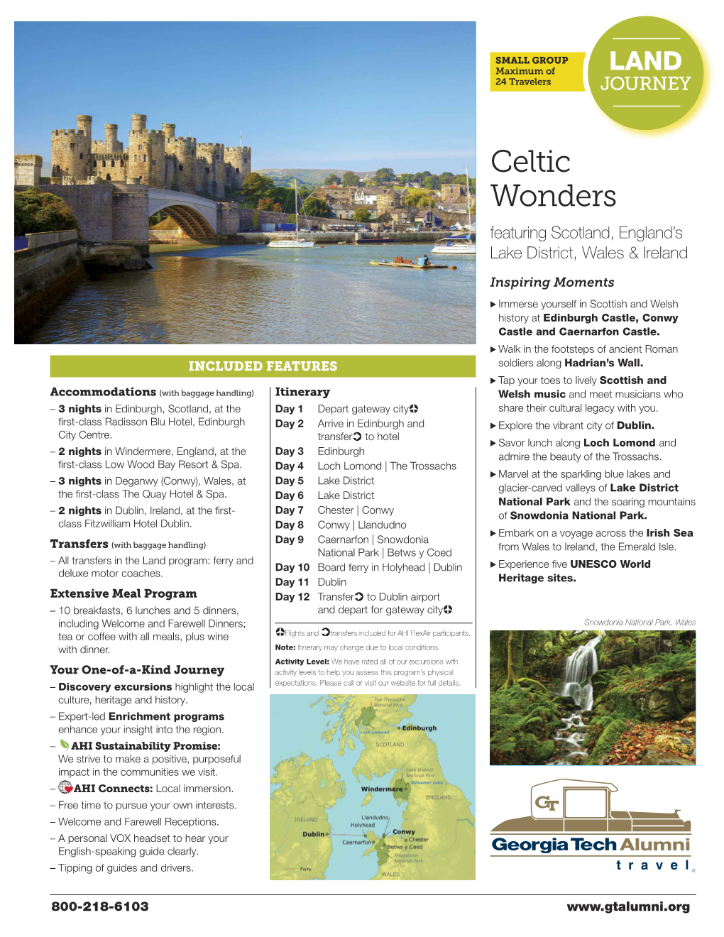 Celtic Wonders Featuring Scotland, England’S Lake District, Wales & Ireland