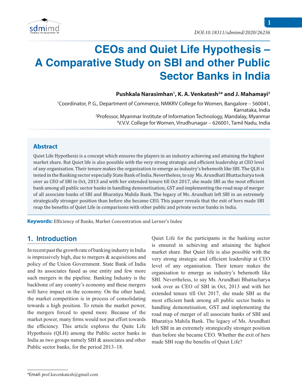 A Comparative Study on SBI and Other Public Sector Banks in India