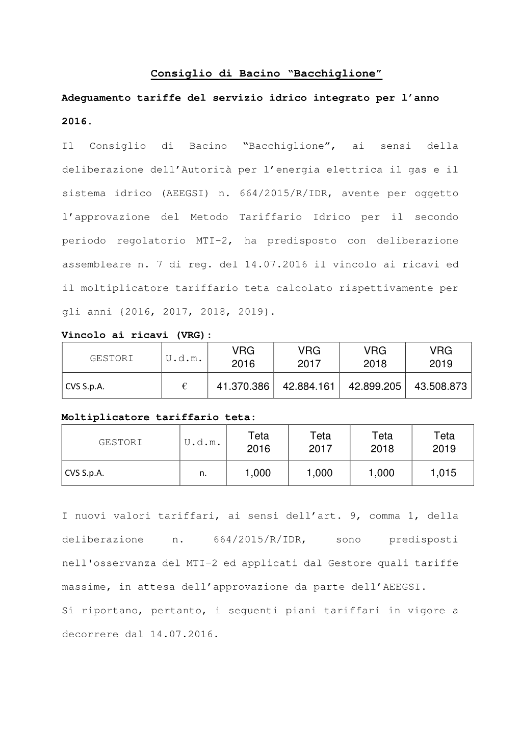 Consiglio Di Bacino “Bacchiglione”