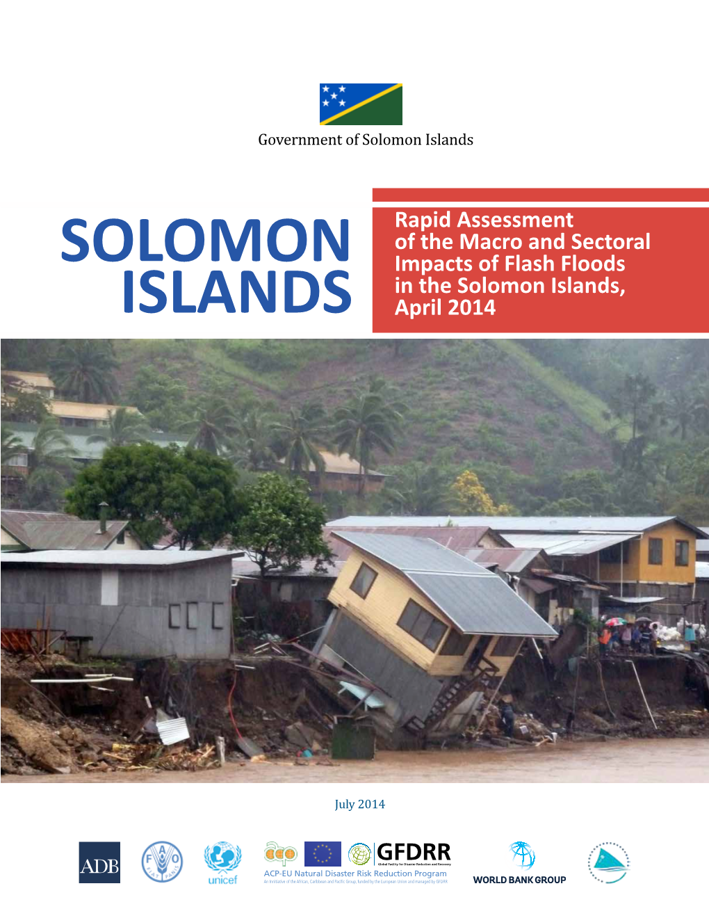 Solomon Islands Floods April 2014