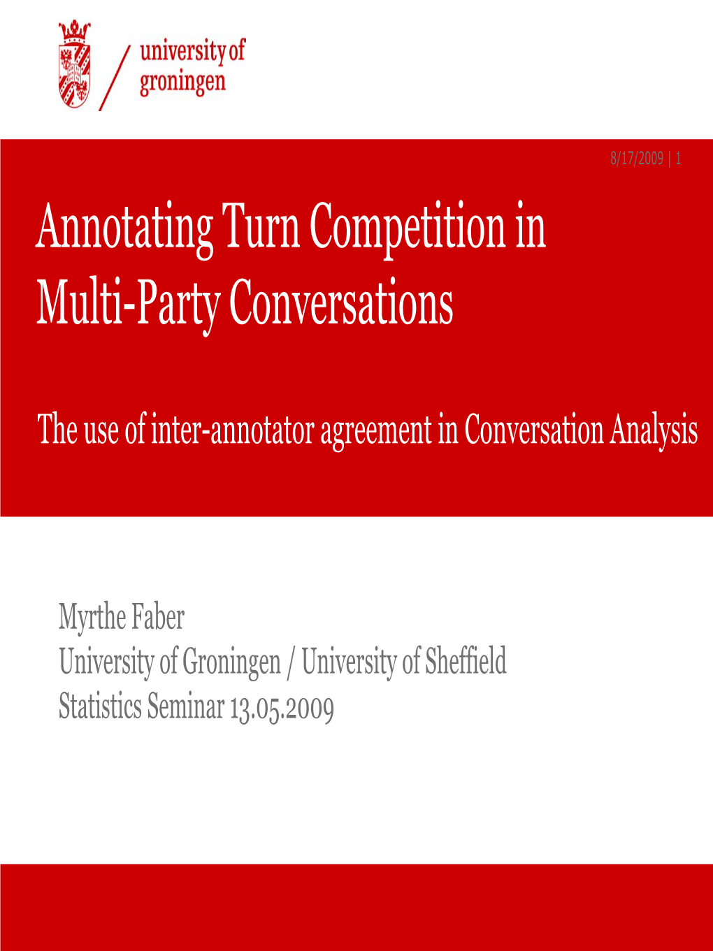 Annotating Turn Competition in Multi-Party Conversations
