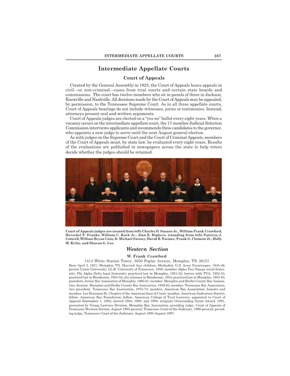 Intermediate Appellate Courts 287