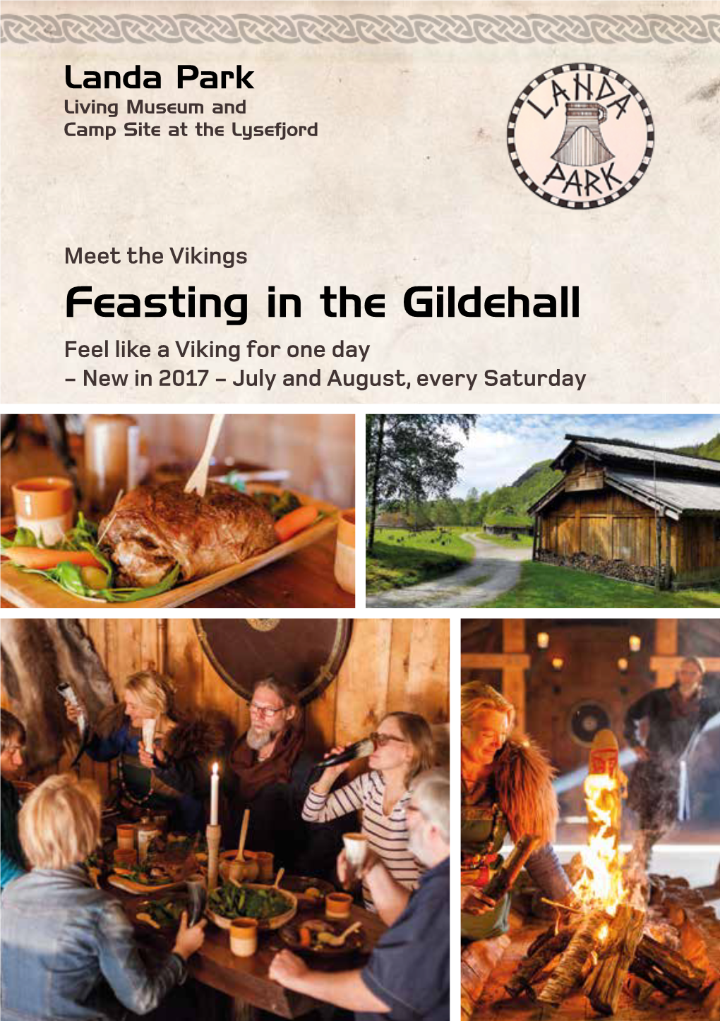 Feasting in the Gildehall Feel Like a Viking for One Day - New in 2017 - July and August, Every Saturday Take Part in a Viking Feast